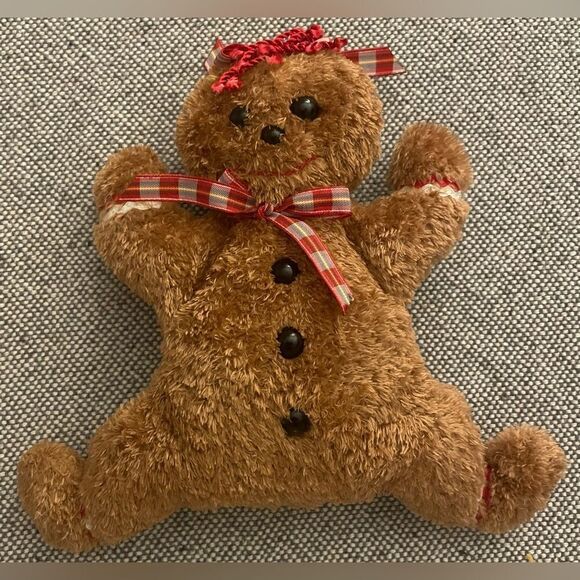 Douglas Plush Gingerbread Girl 7" Cuddle Toys Bean Bag Stuffed Toy - Picture 1 of 3